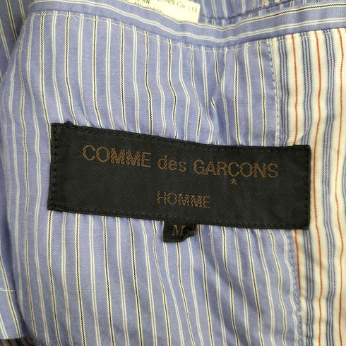 コムデギャルソンオム COMME des GARCONS HOMME 田中オム 製品洗い ストライプ コットン 3B テーラードジャケット メンズ JPN:M