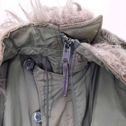 アルファインダストリーズ ALPHA INDUSTRIES 90s USA製 N2-B ミリタリー フライトジャケット 短丈 メンズ