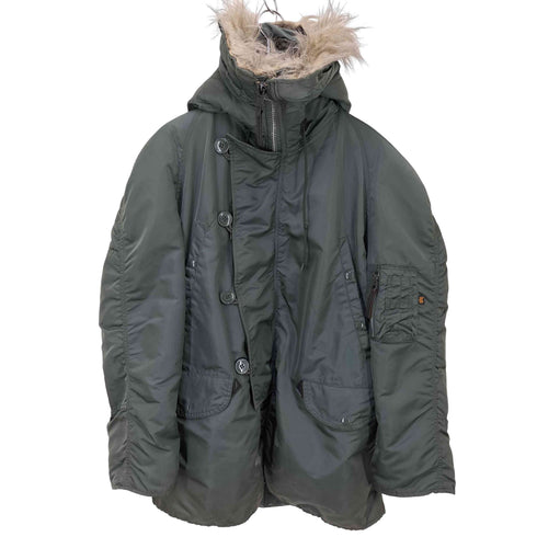 アルファインダストリーズ ALPHA INDUSTRIES 90s-00s USA製 N-3B ミリタリー フライトジャケット メンズ JPN:M