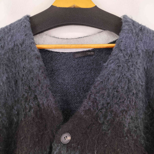 ザラ ZARA 起毛テクスチャグラデーションカーディガン メンズ L