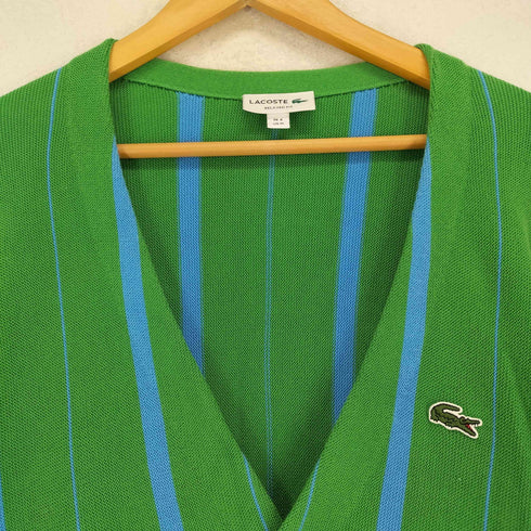 ラコステ LACOSTE RELAXED FIT オーガニックコットンVネックカーディガン メンズ import:M