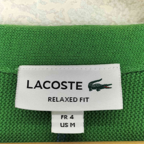 ラコステ LACOSTE RELAXED FIT オーガニックコットンVネックカーディガン メンズ import:M