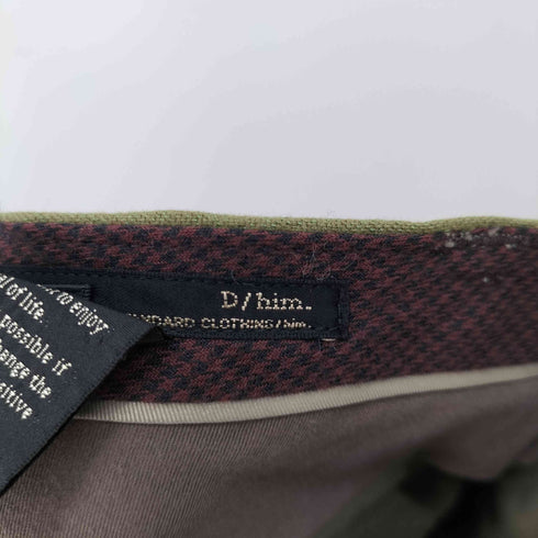 ダブルスタンダードクロージングヒム D/him 3ピース 2B テーラードジャケット ベスト パンツ セットアップ メンズ 46