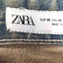 ザラ ZARA ウォッシュ加工 ワイドデニムパンツ メンズ 38