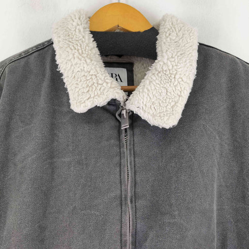 ザラ ZARA デニムボアジャケット メンズ XL