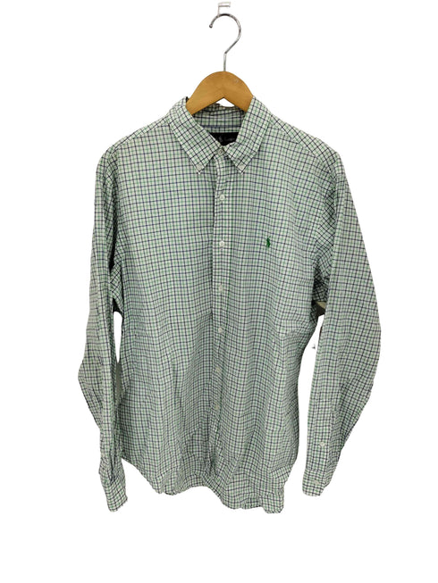 ラルフローレン RALPH LAUREN L/S チェック柄ボタンダウンシャツ メンズ import:L