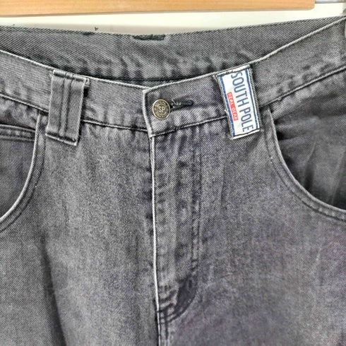サウスポール SOUTHPOLE 90s ペインター バギーデニム ブラック メンズ UK:32-33