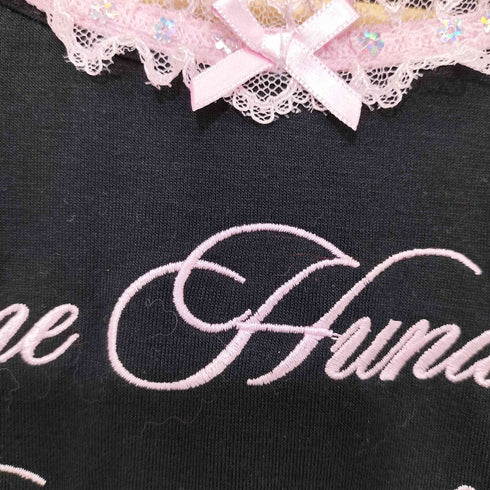 リルリリー lilLilly 25AW レースリンガーTシャツ レディース FREE