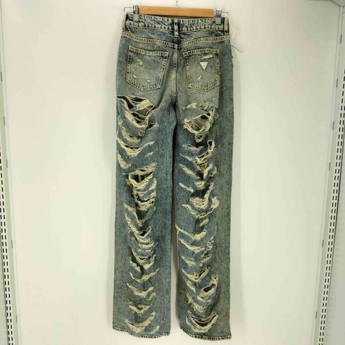 ゲス GUESS Distressed Jeans チュニジア製 クラッシュ加工 ダメージ デニム パンツ レディース 25
