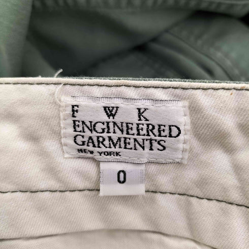 エフダブリューケーエンジニアードガーメンツ FWK engineered garments USA製 コットンスキニーパンツ レディース 0
