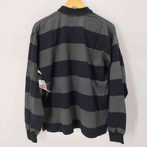 アイゾッドラコステ IZOD LACOSTE 後染め USA製 ボーダー ポロシャツ メンズ import:M