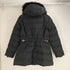 ザラ ZARA ファーフード ショート ダウンコート レディース import:L