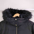 ザラ ZARA ファーフード ショート ダウンコート レディース import:L