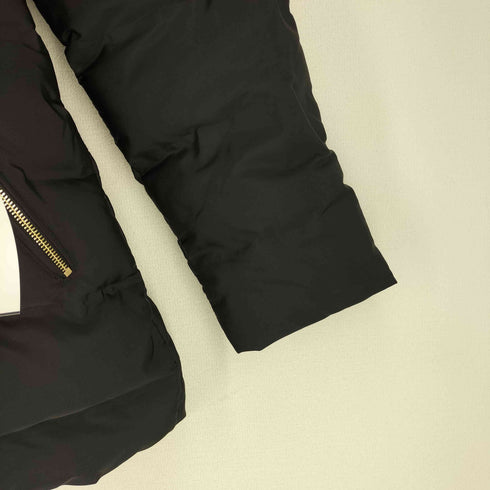 ザラ ZARA ファーフード ショート ダウンコート レディース import:L