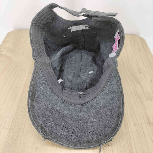 The Foureyed x FANCY HIM CB WELLCOME TOKYO DAMAGE CAP スワロ 装飾 ウオッシュド加工 キャップ メンズ