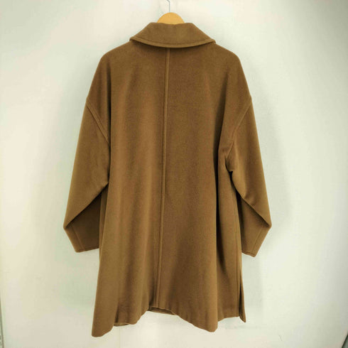 マックスマーラ MAX MARA イタリア製 銀タグ ウール ステンカラーコート レディース JPN:38