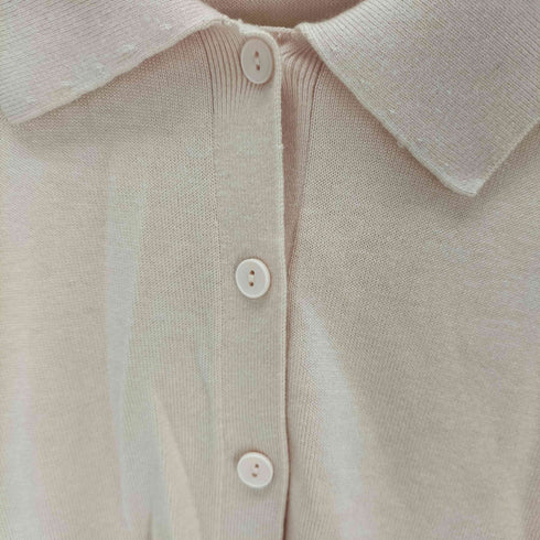 コス COS メリノウール混ポロカーディガン レディース import:L