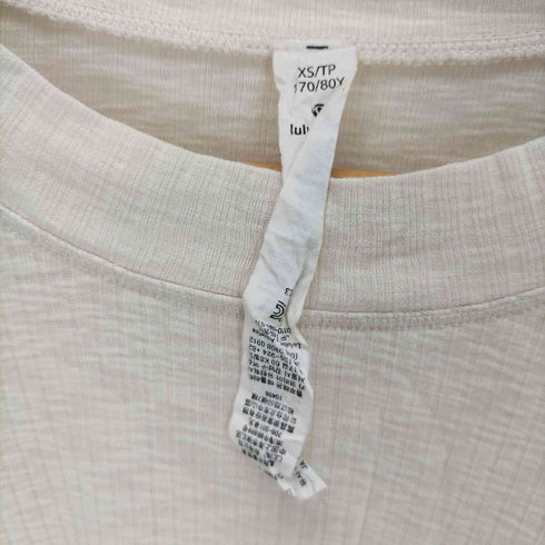 ルルレモン lululemon フィッシュテールリブトップス レディース import:XS