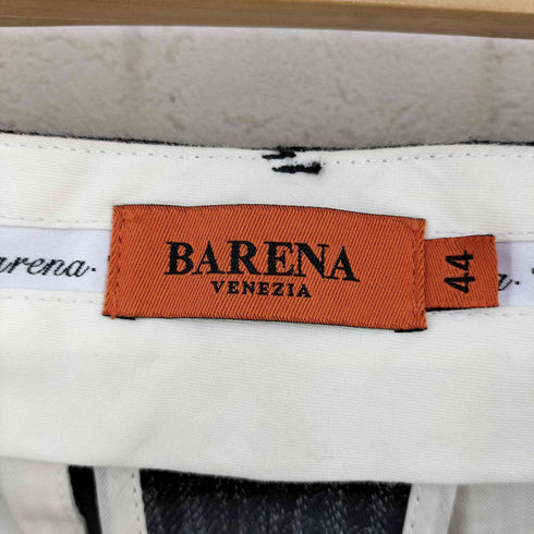 バレナ BARENA イタリア製 チェック タック ウール スラックス メンズ 44