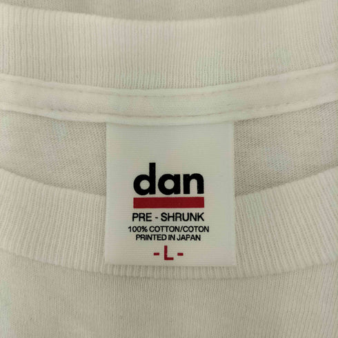 ダン DAN キャラクタープリント コラボ クルーネック 半袖Tシャツ カットソー メンズ L