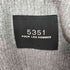 ゴーサンゴーイチプールオム 5351 POUR LES HOMMES ヘリンボーン シングルテーラードジャケット スーツセットアップ メンズ 50