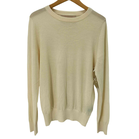 ダブルスタンダードクロージングヒム D/him CASHMERE100 カシミヤ クルーネックニット メンズ JPN:48