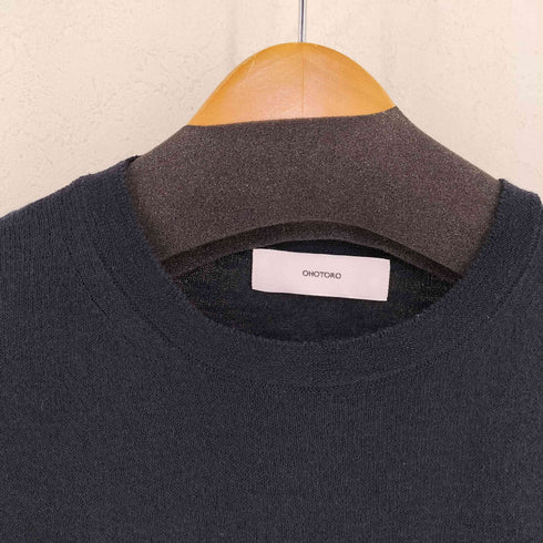 オオトロ OHOTORO リブデザイン クルーネック 長袖Tシャツ カットソー レディース