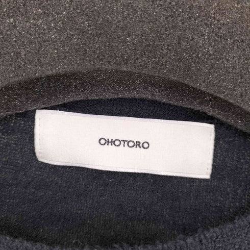 オオトロ OHOTORO リブデザイン クルーネック 長袖Tシャツ カットソー レディース