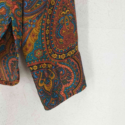 ジョーンズニューヨーク JONES NEW YORK ペイズリー柄シャツ レディース