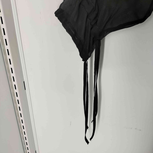 エムエムシックスメゾンマルジェラ MM6 Maison Margiela シアー リボン ギャザー ワンピース レディース EUR:42