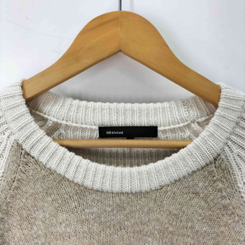 ゼロエイトサーカス 08sircus Melange mohair nordic sweater メンズ JPN:5
