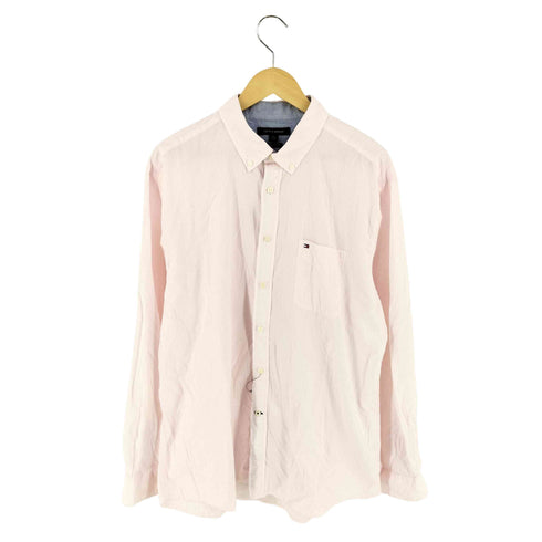 トミーヒルフィガー TOMMY HILFIGER ストライプ BD レギュラーカラー 長袖シャツ メンズ XL
