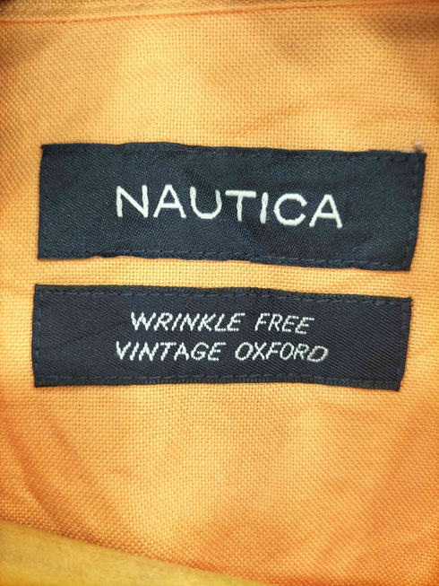 ノーティカ NAUTICA フロントポケット BD レギュラーカラー 長袖シャツ メンズ 32/33