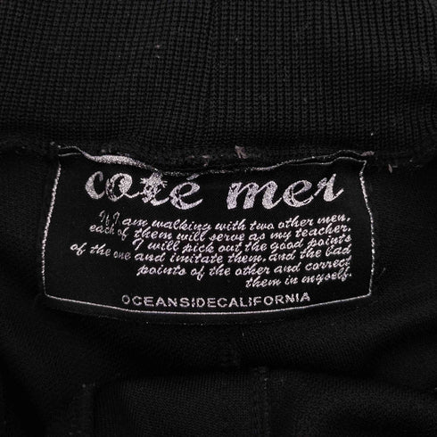 CATE MEN 異素材ドッキング ジャージ トラックパンツ メンズ