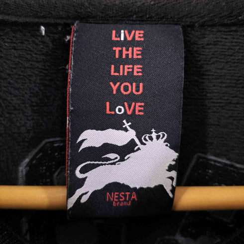 ネスタブランド NESTA BRAND ロゴ ハイネック ジップアップジャケット メンズ import:L
