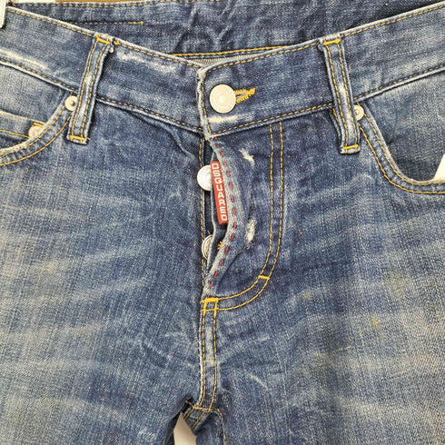 ディースクエアード DSQUARED2 USED加工 ボタンフライ メンズ JPN:46