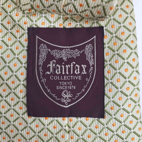 フェアファクス FAIRFAX COLLECTIVE 総柄 ドット シルク ネクタイ メンズ