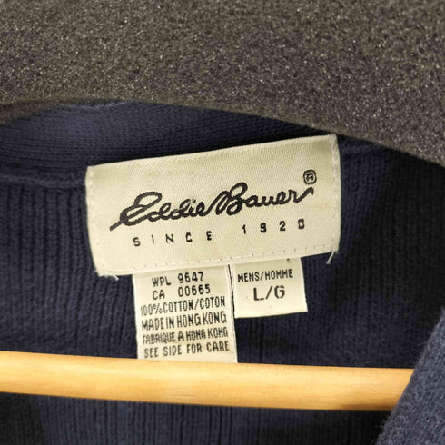 エディーバウアー Eddie Bauer 90S コットンニットベスト メンズ import:L