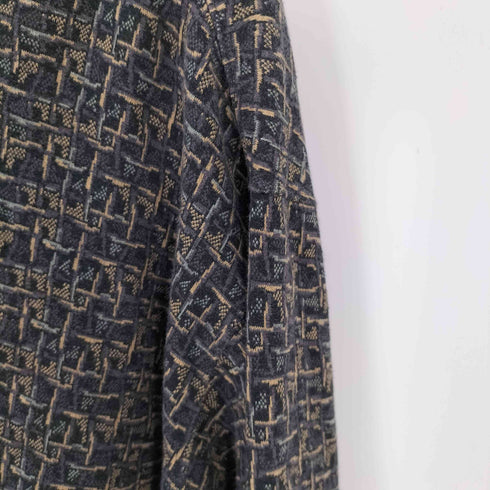 アクシスト AXIST 90S 総柄L/S ポロシャツ メンズ JPN:XL
