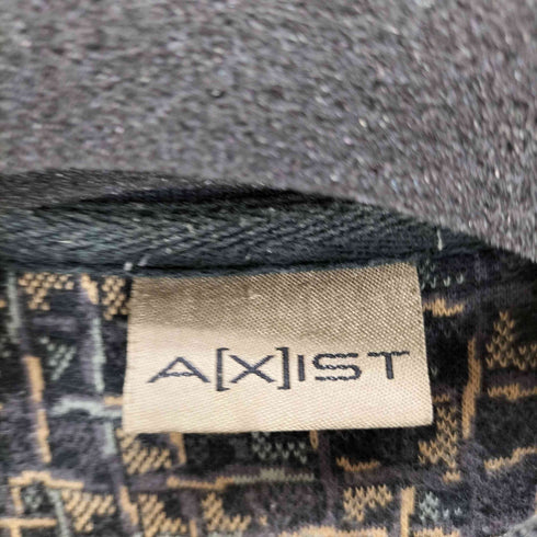 アクシスト AXIST 90S 総柄L/S ポロシャツ メンズ JPN:XL
