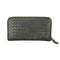 ボッテガヴェネタ BOTTEGA VENETA イタリア製 蝶刻印 イントレチャート レザー ラウンドジップ ロング ウォレット 長財布 メンズ