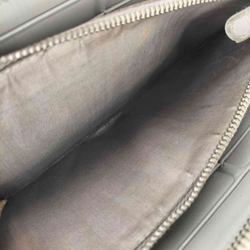 ボッテガヴェネタ BOTTEGA VENETA イタリア製 蝶刻印 イントレチャート レザー ラウンドジップ ロング ウォレット 長財布 メンズ