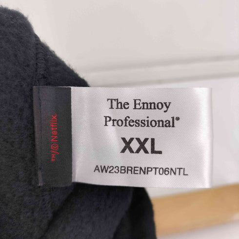 ザエンノイプロフェッショナル The Ennoy Professional 23AW コラボ 裏起毛 ロゴ刺繍 スウェット パンツ メンズ XXL