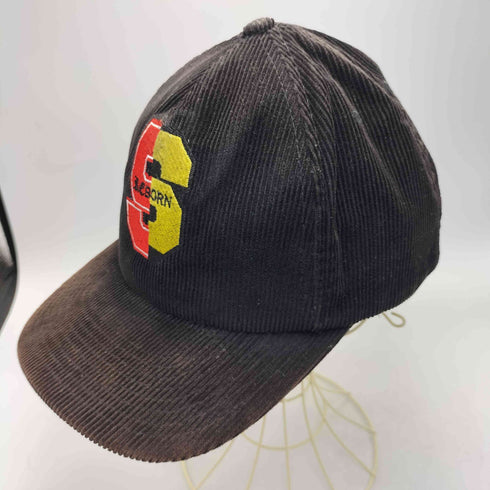 スワッガー SWAGGER REBORN ロゴ刺繍 コーデュロイ 6パネル キャップ メンズ