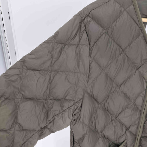 タイオン TAION MILITARY ZIP V NECK DOWN JACKET ミリタリージップ Vネック ダウン ジャケット メンズ import:M