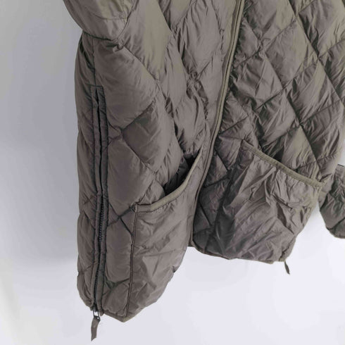 タイオン TAION MILITARY ZIP V NECK DOWN JACKET ミリタリージップ Vネック ダウン ジャケット メンズ import:M