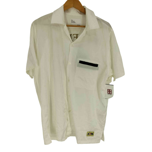 エピトミ EPTM 三つ葉 クローバー RERFECT 刺繍 開襟 パジャマ シャツ メンズ JPN:L