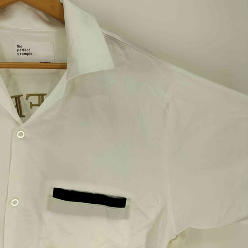 エピトミ EPTM 三つ葉 クローバー RERFECT 刺繍 開襟 パジャマ シャツ メンズ JPN:L