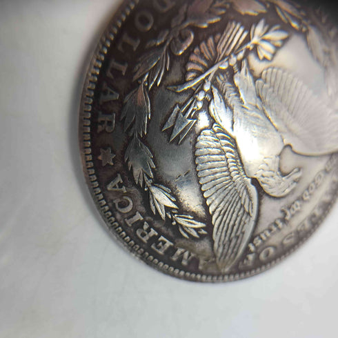 1921刻印 モルガンコインコンチョ メンズ