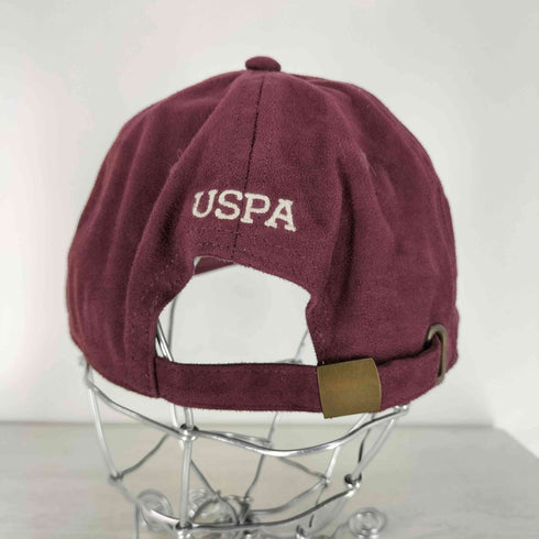 ユーエスポロアッスン U.S.POLO ASSN フェイクスエード 6パネルキャップ レディース 57-59cm